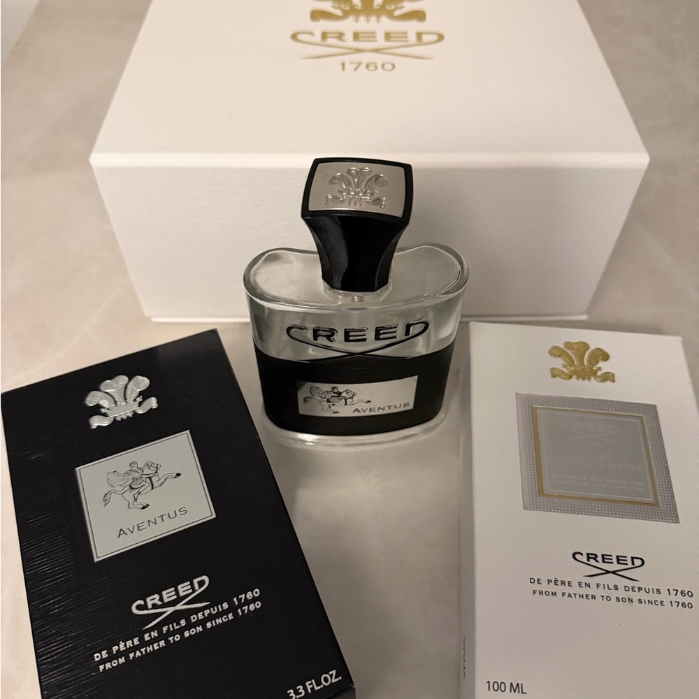 Creed Fragrance Collectable Boxes and Empty Bottle